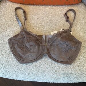La Perla Malizia Studio  Underwire Gray Bra Size 34E